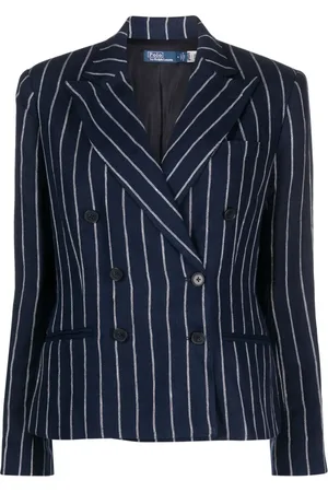 Ralph Lauren Blazer en lin à rayures