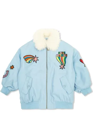 Stella McCartney Veste bomber à détail appliqué