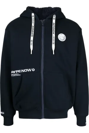A Bathing Ape Veste à appliqué logo