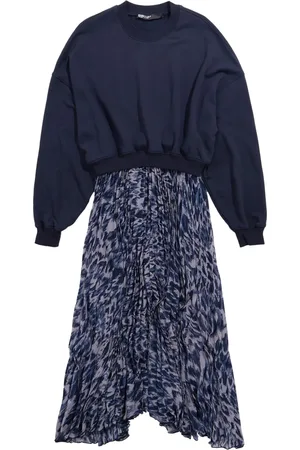 Bimba y Lola Robe mi-longue à imprimé graphique