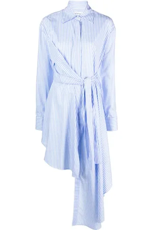Viktor & Rolf Robe-chemise drapée à design asymétrique