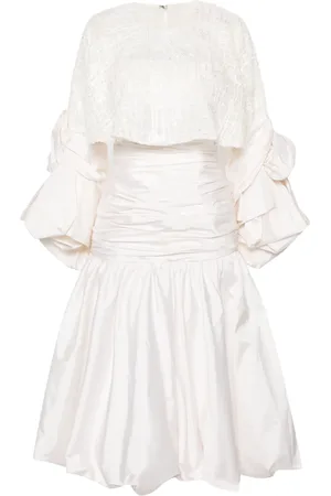 Gaby Charbachy Robe longue à applique fleur