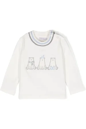 PATACHOU T-shirt rayé à applique ourson
