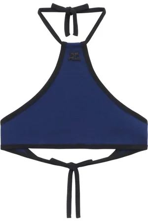 Courrèges Haut crop à dos-nu