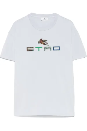 Etro T-shirt à logo brodé