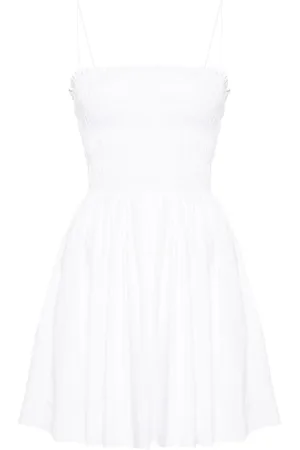 MATTEAU Robe courte en coton à fronces
