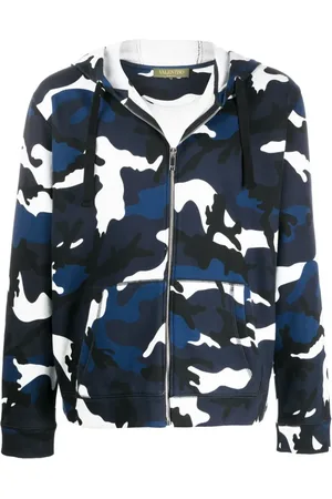 VALENTINO GARAVANI Hoodie à imprimé camouflage