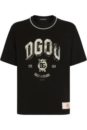 Dolce & Gabbana T-shirt en coton à logo DG imprimé