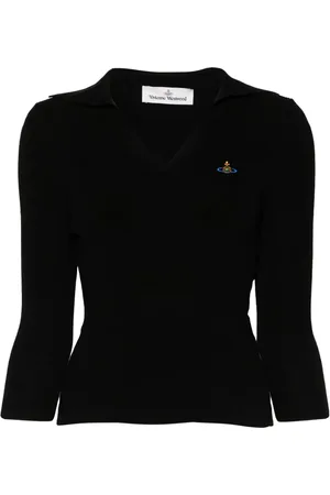 Vivienne Westwood Pull en laine à motif Orb brodé