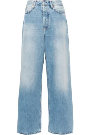 Acne Studios Jean ample à taille haute