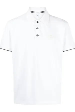 ALPHA Polo en coton piqué à logo appliqué