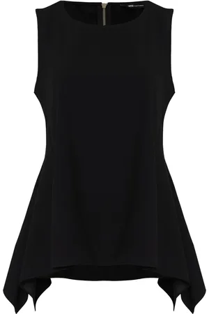 Uma Raquel Davidowicz Haut asymétrique sans manches