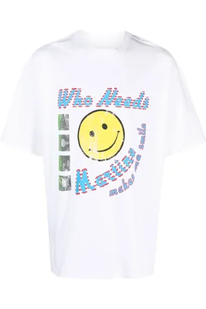 MARTINE ROSE T-shirt en coton à slogan imprimé
