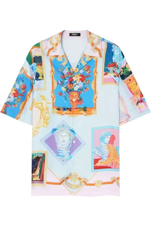 VERSACE Chemise Gallery en soie