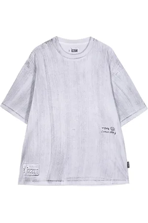 Izzue T-shirt en coton à logo imprimé