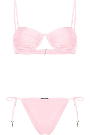Noire Swimwear Bikini Monowire à fermeture nouée