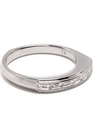 STEPHEN WEBSTER Bague Stack en or blanc 18ct pavée de diamants