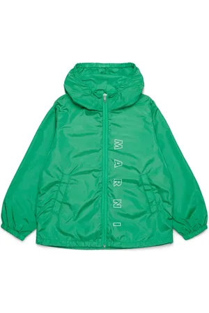 Marni Imperméable à logo imprimé