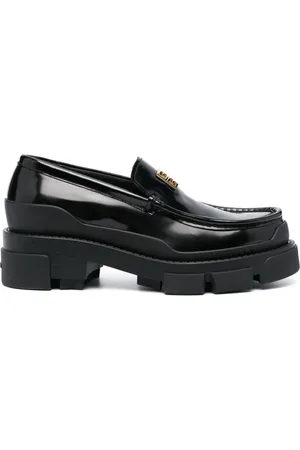Givenchy Mocassins en cuir à plaque logo