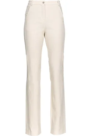 Pinko Pantalon en coton à coupe droite