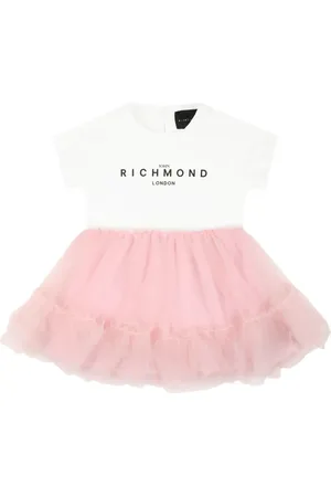 John Richmond Robe à logo imprimé
