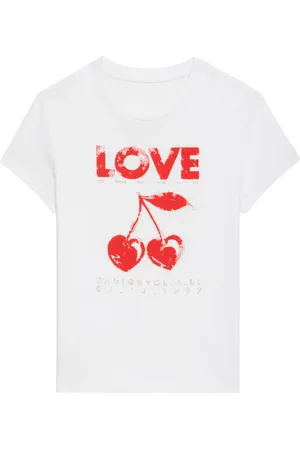 Zadig & Voltaire T-shirt Walk Concert Cherry Love