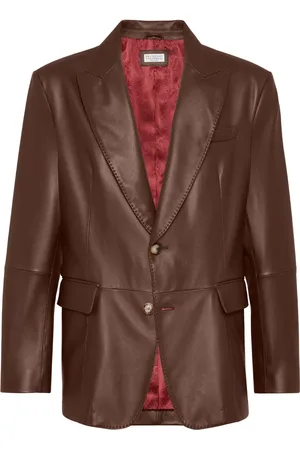 Brunello Cucinelli Blazer en cuir