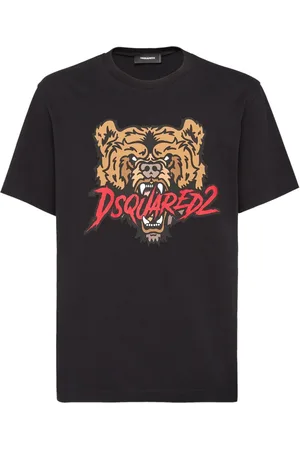 Dsquared2 T-shirt en coton à imprimé graphique