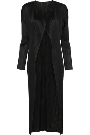 PLEATS PLEASE ISSEY MIYAKE Manteau à effet plissé