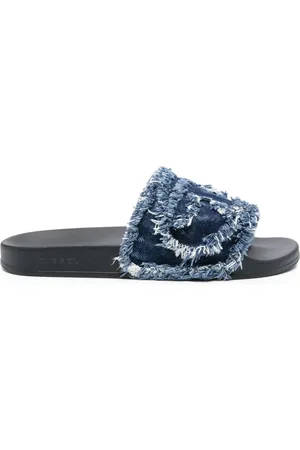 Diesel Claquettes Sa-Slide D Denim