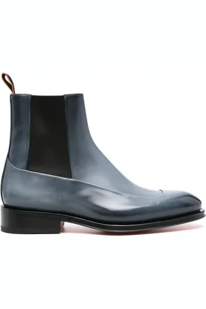 santoni Bottes Eron en cuir
