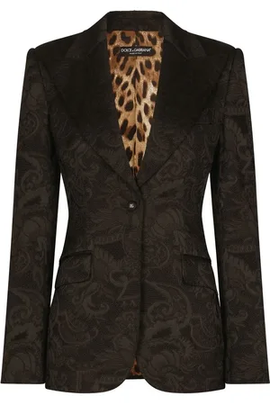 Dolce & Gabbana Blazer Turlington à fleurs en jacquard