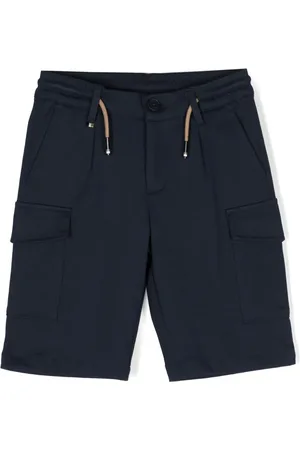 HUGO BOSS Short en coton à taille élastiquée