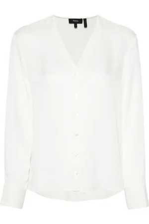 THEORY Chemise à boutonnière sur le devant