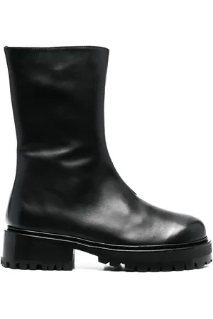 Nicole Saldanã Bottes en cuir à fermeture zippée