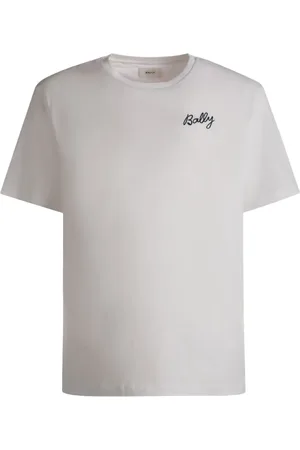 Bally T-shirt en coton biologique à logo brodé