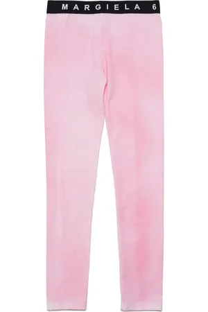 Maison Margiela Legging tie-dye à taille logo