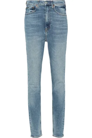 Ralph Lauren Jean skinny Tompkins à taille haute