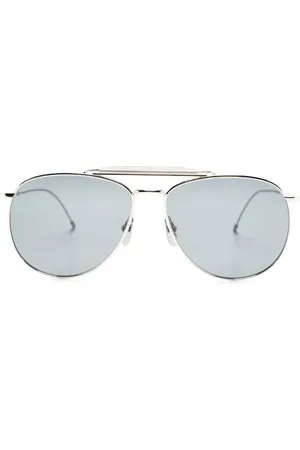 Thom Browne Lunettes de soleil à monture pilote