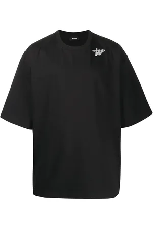 We11 Done T-shirt oversize à logo imprimé