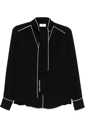 Elisabetta Franchi Blouse à col noué