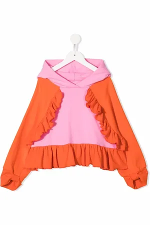 Wauw Capow by Bangbang Hoodie colour block à volants