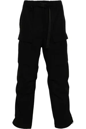 Y-3 Pantalon en flanelle à poches cargo