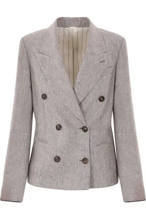 Brunello Cucinelli Blazer à boutonnière croisée