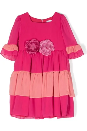 PATACHOU Robe évasée à fleurs appliquées