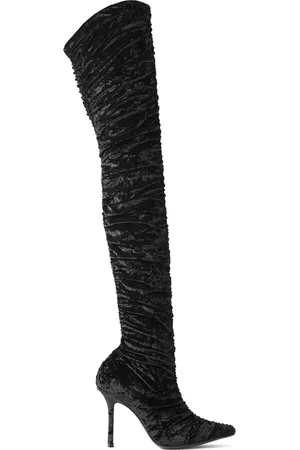 Jimmy Choo Bottes en cuir 100 mm