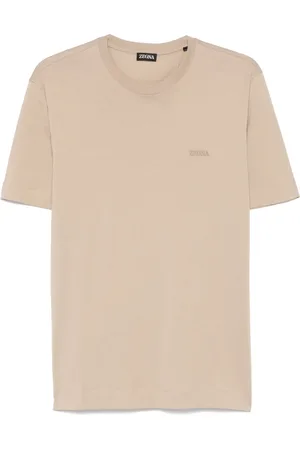 Ermenegildo Zegna T-shirt à logo brodé