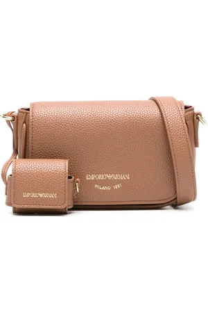Emporio Armani Sac à bandoulière grainé à logo