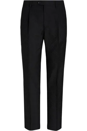 Etro Pantalon droit à motif cachemire