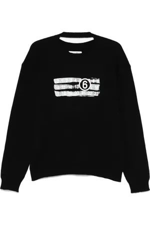 Maison Margiela Sweat à numéro signature imprimé